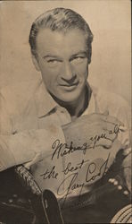 Gary Cooper Postcard