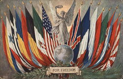For Freedom World War I Postcard Postcard Postcard
