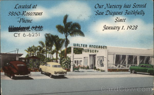 Walter Andersen Nursery San Diego California