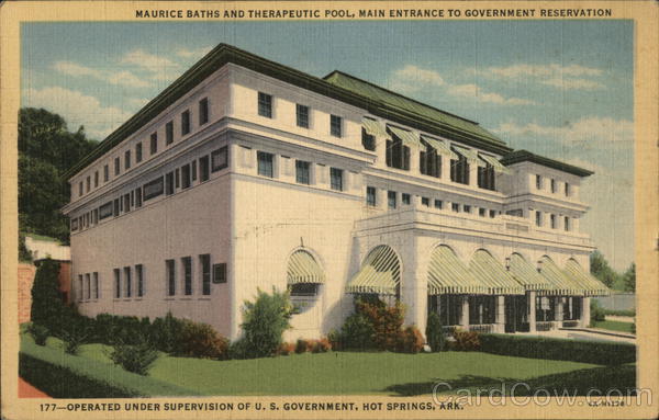 Maurice Baths and Therapeutic Pool Hot Springs Arkansas