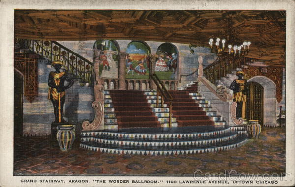 Grand Stairway, Aragon Ballroom Chicago Illinois