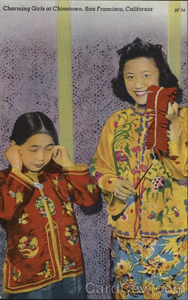 Chinese Girls, Chinatown San Francisco California