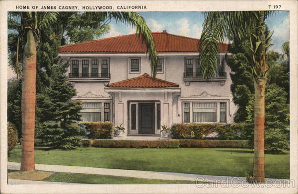 Home of James Cagney Hollywood California