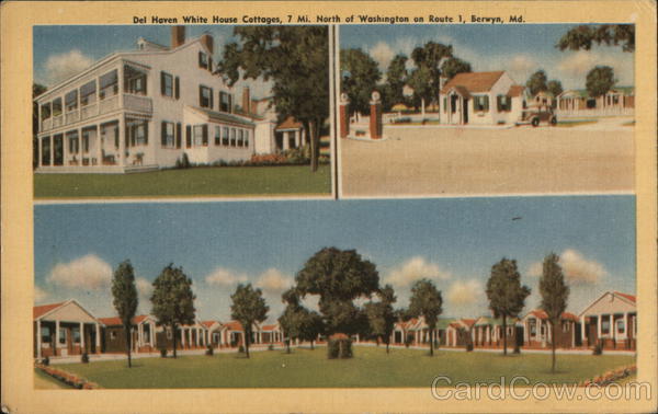 Del Haven White House Cottages Berwyn Maryland