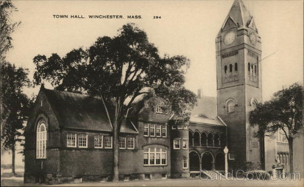 Town Hall Winchester Massachusetts