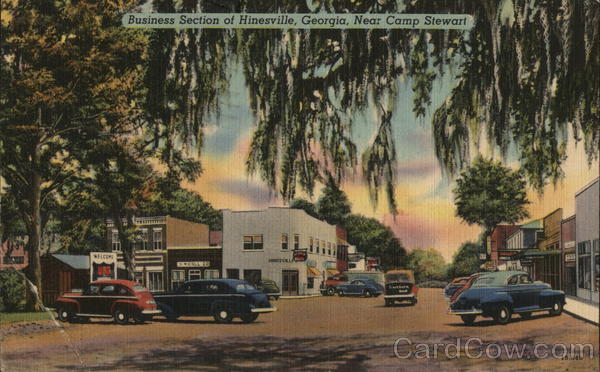 Business Section Near Camp Stewart Hinesville Georgia
