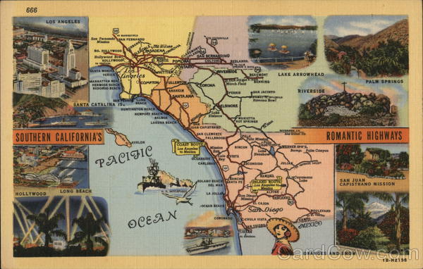 Map of Southern California Maps