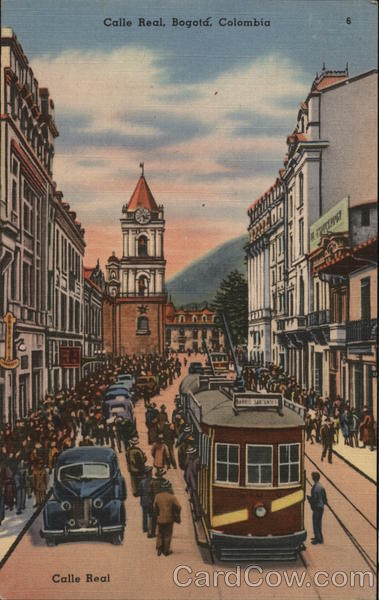 Calle Real Bogota Colombia South America