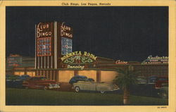 Club Bingo, Located on Highway 91 Postcard