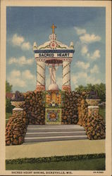 Sacred Heart Shrine Dickeyville, WI Postcard Postcard Postcard