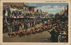 Cuero Turkey Trot Postcard