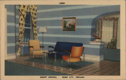 Lobby, Kneipp Springs Postcard