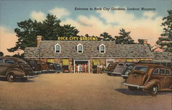 Entrance to Rock City Gardens Postcard