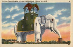 Elephant Hotel, Margate City Atlantic City, NJ Postcard Postcard Postcard