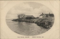 The Pearl House from the Water Orrs Island, ME Postcard Postcard Postcard