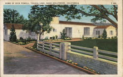 Home of Dick Powell Toluca Lake, CA Postcard Postcard Postcard