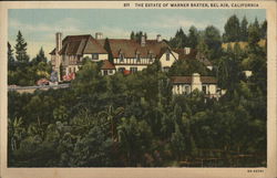 The Estate of Warner Baxter Bel Air, CA Postcard Postcard Postcard