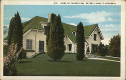 Home of Charles Ray Beverly Hills, CA Postcard Postcard Postcard