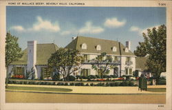 The Home of Wallace Beery Beverly Hills, CA Postcard Postcard Postcard