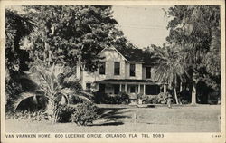 Van Vranken Home Orlando, FL Postcard Postcard Postcard