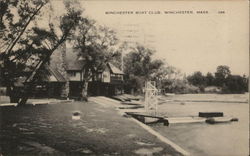 Winchester Boat Club Massachusetts Postcard Postcard Postcard