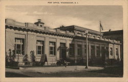 Post Office Woonsocket, RI Postcard Postcard Postcard