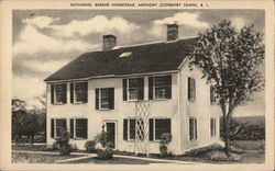 Nathaniel Greene Homestead, Anthony Coventry, RI Postcard Postcard Postcard