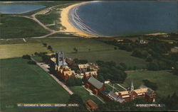 St. George's School, Second Beach Postcard