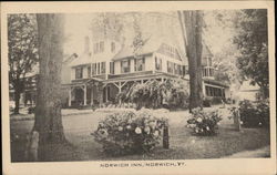 Norwich Inn and Grounds Vermont Postcard Postcard Postcard