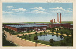 Dan River Cotton Mills Postcard