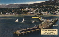 Harbor Restaurant Santa Barbara, CA Postcard Postcard Postcard