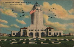 Administration Building, Randolph Field - "The West Point of the Air" San Antonio, TX Postcard Postcard Postcard