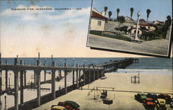 Pleasure Pier Oceanside, CA Postcard Postcard Postcard