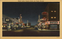 Bright Lights, Fremont Street Las Vegas, NV Postcard Postcard Postcard