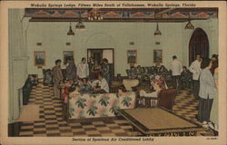 Wakulla Springs Lodge, Fifteen Miles South of Tallahassee Postcard