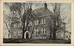 Children's Home and Grounds Cadiz, OH Postcard