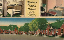 Barbara Fritchie Tourist Cabins Postcard