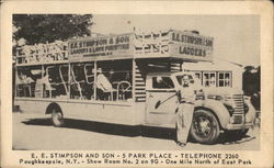 E.E. Stimpson and Son Ladders & Lawn Furniture Poughkeepsie, NY Postcard Postcard Postcard
