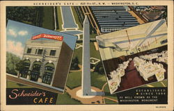 Schneider's Cafe Washington, DC Washington DC Postcard Postcard Postcard