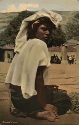 Indian Woman, Aguacatan Huehuetenango, Guatemala Central America Postcard Postcard Postcard