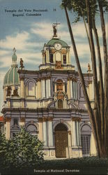 Templo del Voto Nacional Bogota, Colombia South America Postcard Postcard Postcard