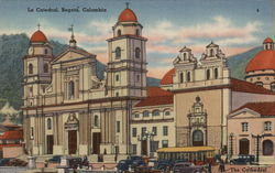 The Cathedral Bogota, Colombia South America Postcard Postcard Postcard