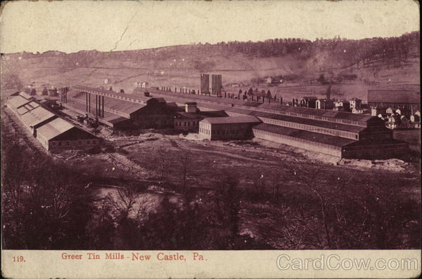 Greer Tin Mills New Castle Pennsylvania