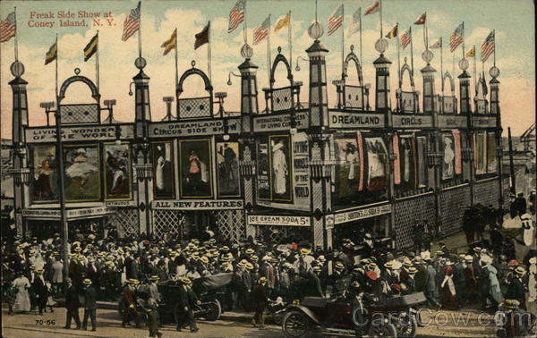 Freak Side Show Coney Island New York