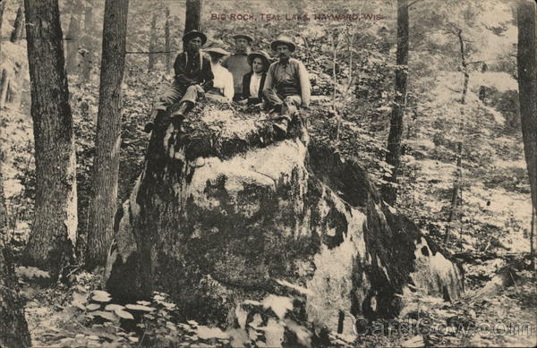 Big Rock, Teal Lake Hayward Wisconsin