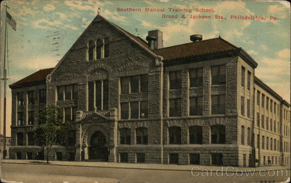 Southern Manual Training School, Broad & Jackson Streets Philadelphia Pennsylvania