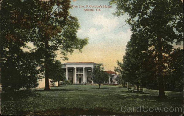 General Jno. B. Gordon's Home Atlanta Georgia