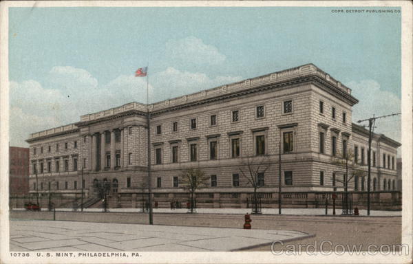 Street View of the US Mint Philadelphia Pennsylvania