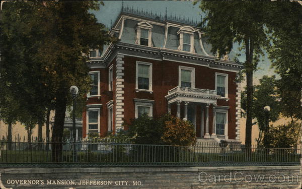Street View of Governor's Mansion Jefferson City Missouri