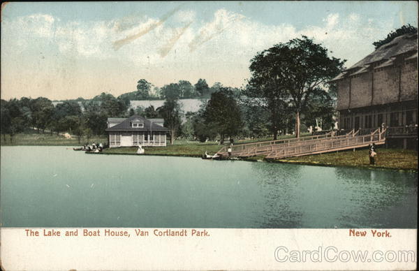 The Lake and Boat House, Van Cortlandt Park New York